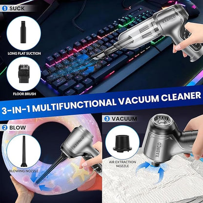 AeroSweep Pro - Portable Air Duster Wireless Vacuum Cleaner